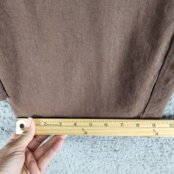 Old Navy Jeans Womens 6 Brown Stretch Denim Sky Hi Wide Leg *GUC* - Picture 8 of 13